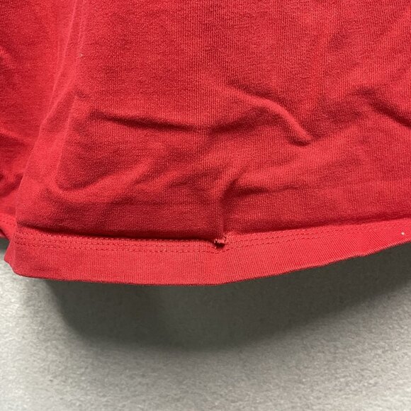 Orvis Crewneck Rugby Striped Heavy Duty Long Sleeve Red Baige XL - Picture 9 of 14